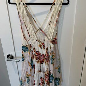 Floral free people mini dress